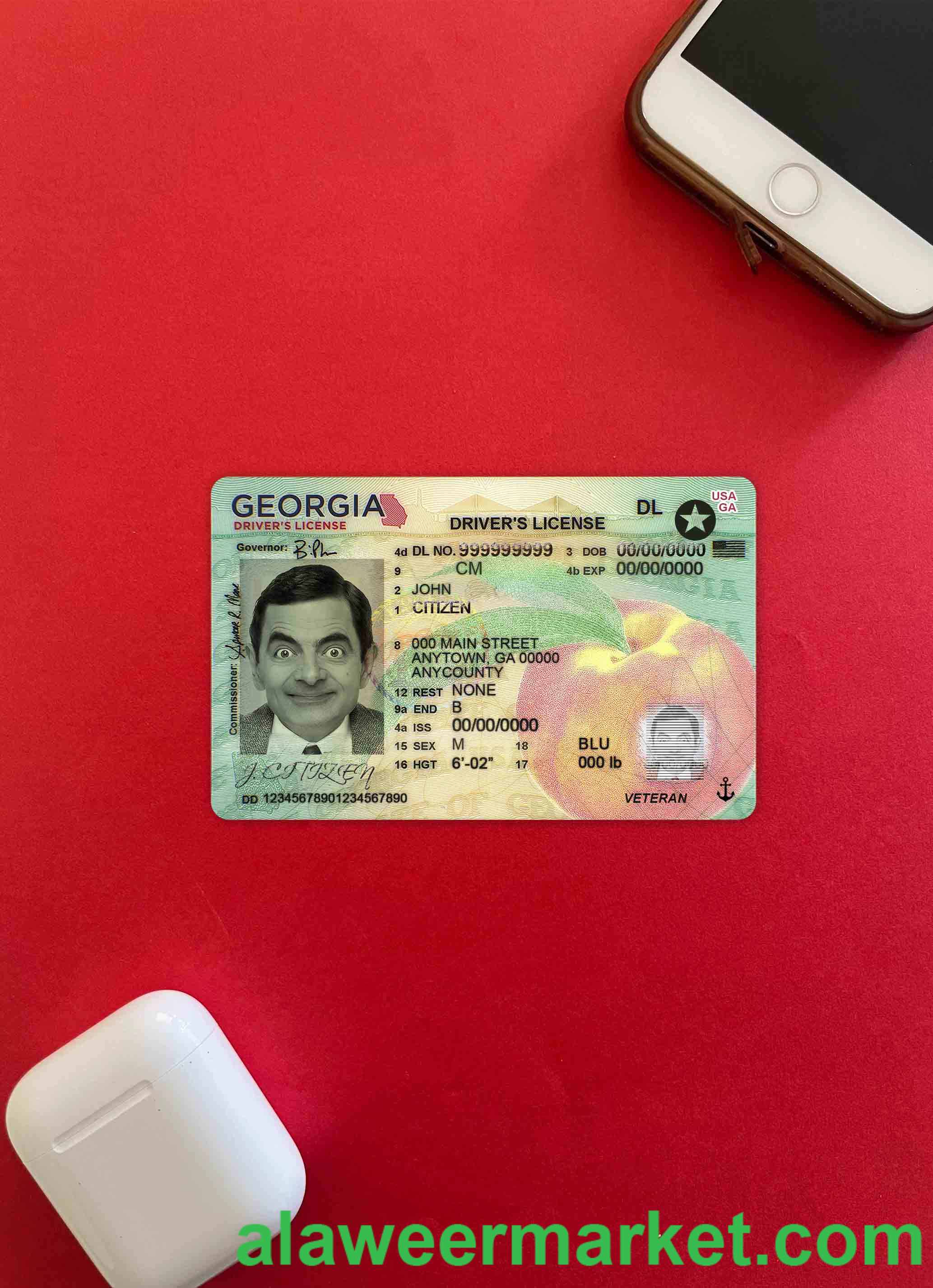 USA Georgia DL (2019 - present) photolook FRONT
